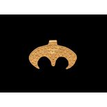 Pre-Viking Gold Filigree Pendant
