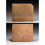 Roman Tablet with Testament of Iulius Donatillus