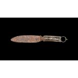 Roman Bronze Handled Knife