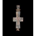 Byzantine Reliquary Cross Pendant