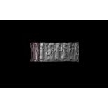 Cappadocian Cylinder Seal with Contest Scene