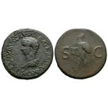 Roman Imperial Coins - Britanicus - Mars Sestertius