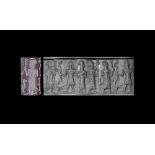 Cappadocian Cylinder Seal - Figures & Lamma