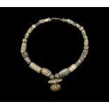 Western Asiatic Serpentinite Bead Necklace