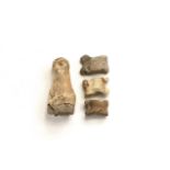 Roman Legionary Knuckle Bone Gaming Pieces Group