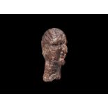 Roman Faun-Head Knife Handle