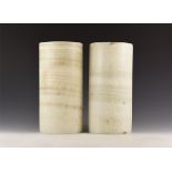 Natural History - Alabaster Wall Light Shade Pair