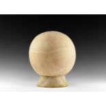 Natural History - Large Alabaster Globe Candle Hood