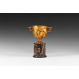 Roman Gilt Wine Cup Replica