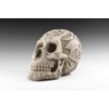 Post Medieval Moulded Life-Sized Skull