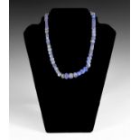 Western Asiatic Lapis Lazuli Bead Necklace