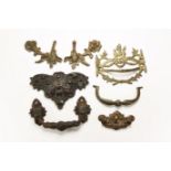 Antique Furniture Mounts and Handles Group