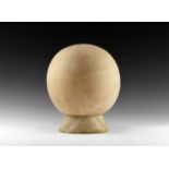 Natural History - Large Alabaster Globe Candle Hood