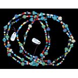 North America Multicoloured Trade Bead String Group