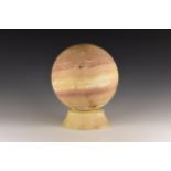 Natural History - Large Alabaster Globe Candle Hood