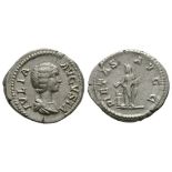 Roman Coins - Julia Domna - Pietas Denarius