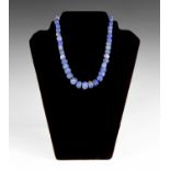 Western Asiatic Lapis Lazuli Bead Necklace