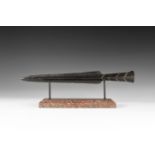 Viking Large Latten-Inlaid Spearhead