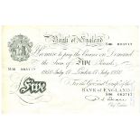 Beale - London 17 July 1950 - £5