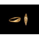 Roman Gold Ring with Scorpion