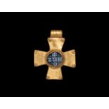 Byzantine Gold Cross Pendant