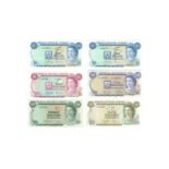 World Banknotes - Bermuda - $1 to $50 Group [6]