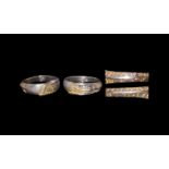 Medieval Gilt Fede Marriage Ring with Inscription