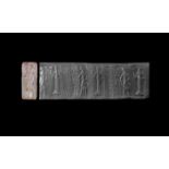 Old Babylonian Cylinder Seal with Mood-God Sin