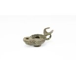 Byzantine Oil Lamp with Crescent Reflector