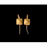 Roman Gold Earring Pair