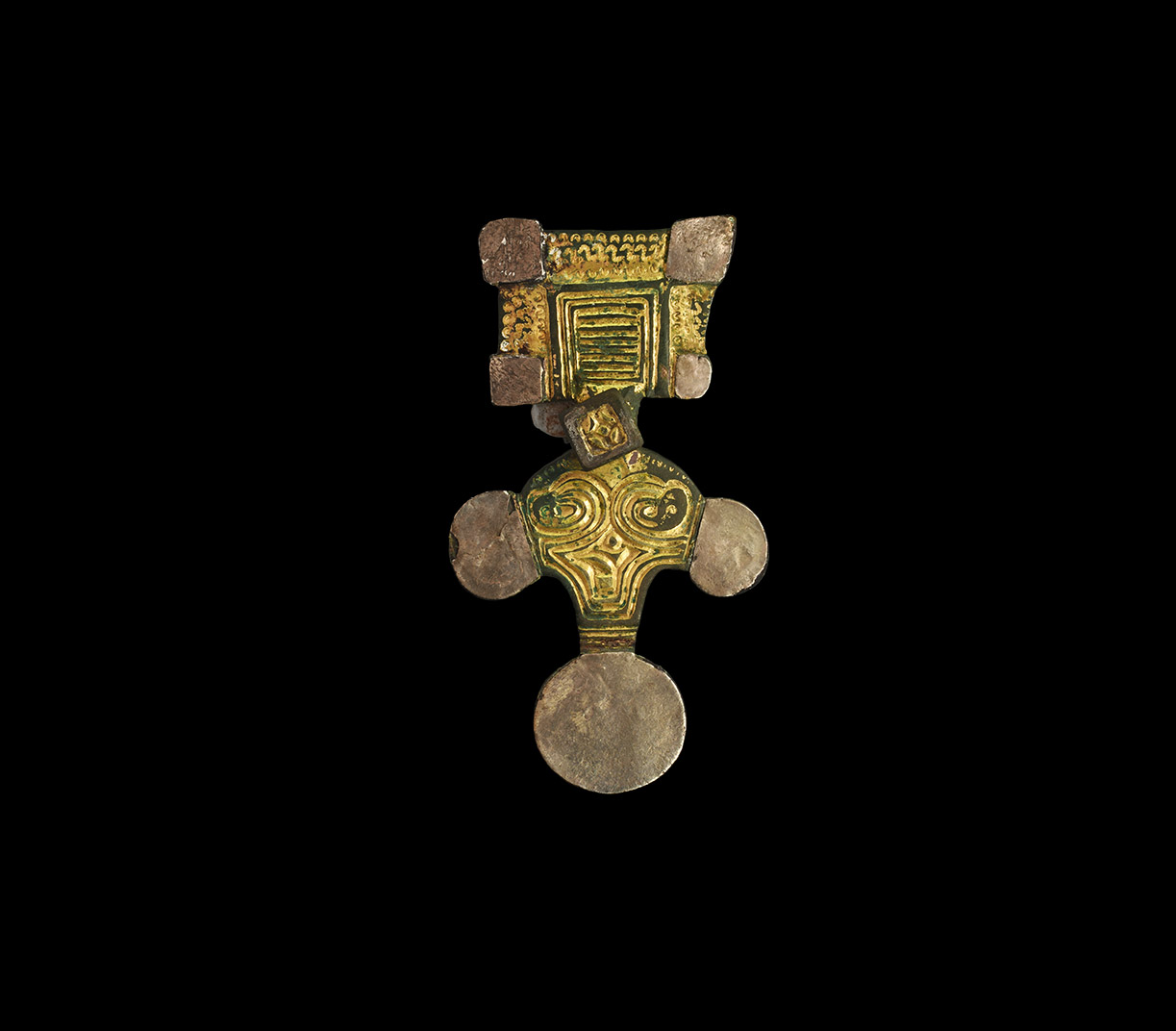 Anglo-Saxon Gilt Great Square-Headed Brooch