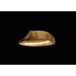 Phoenician Gold Oil Lamp