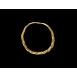 Viking Gold Twisted Ring