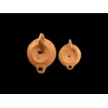 Roman Oil Lamp Group