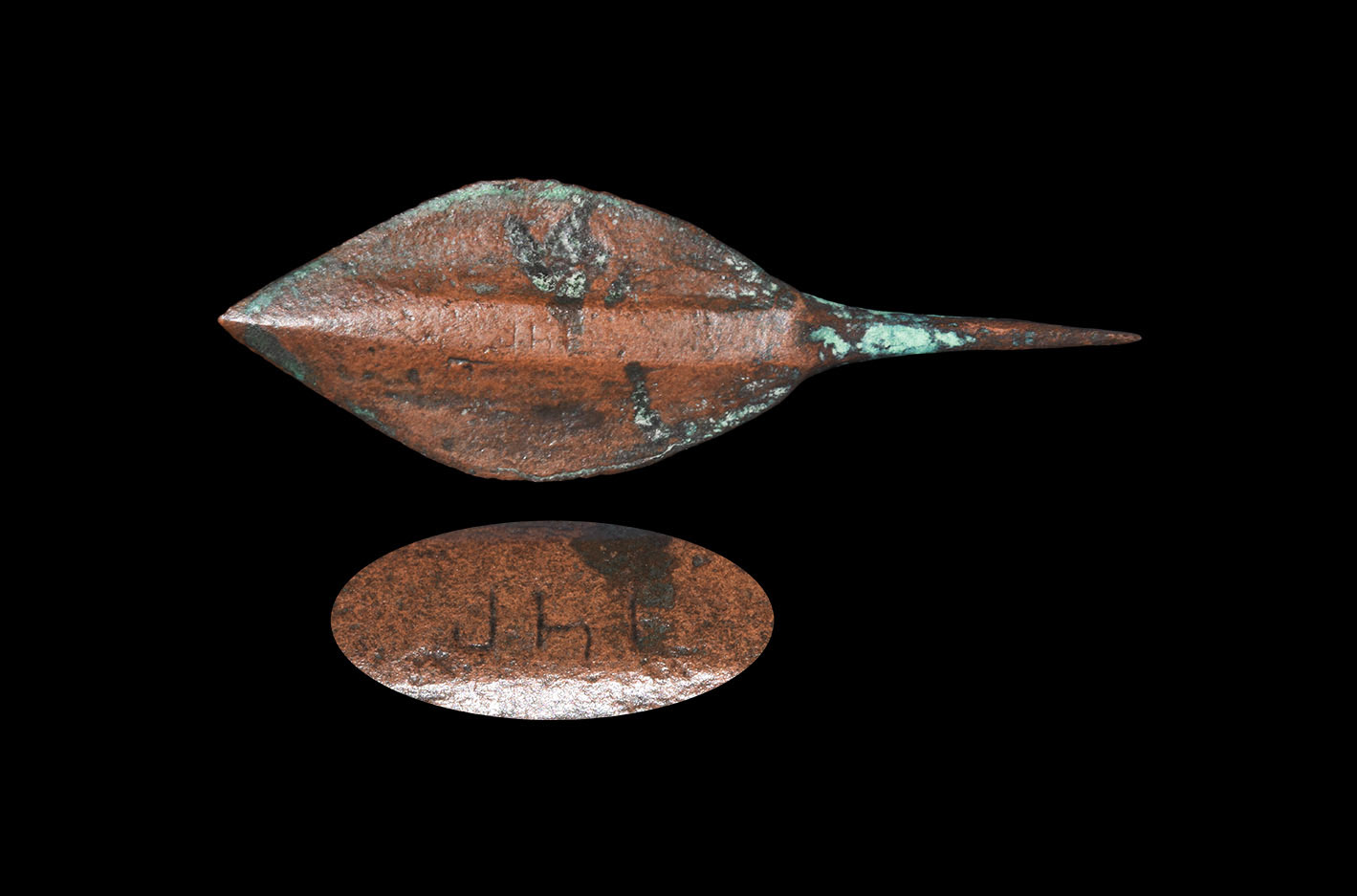 Western Asiatic Arrowhead with Incised Characters