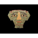 Egyptian Beaded Face Mask