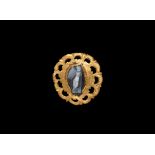 Roman Gold Mount with Nude Victory Cameo