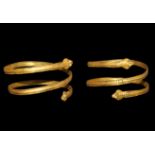 Egyptian Gold Snake Bracelet