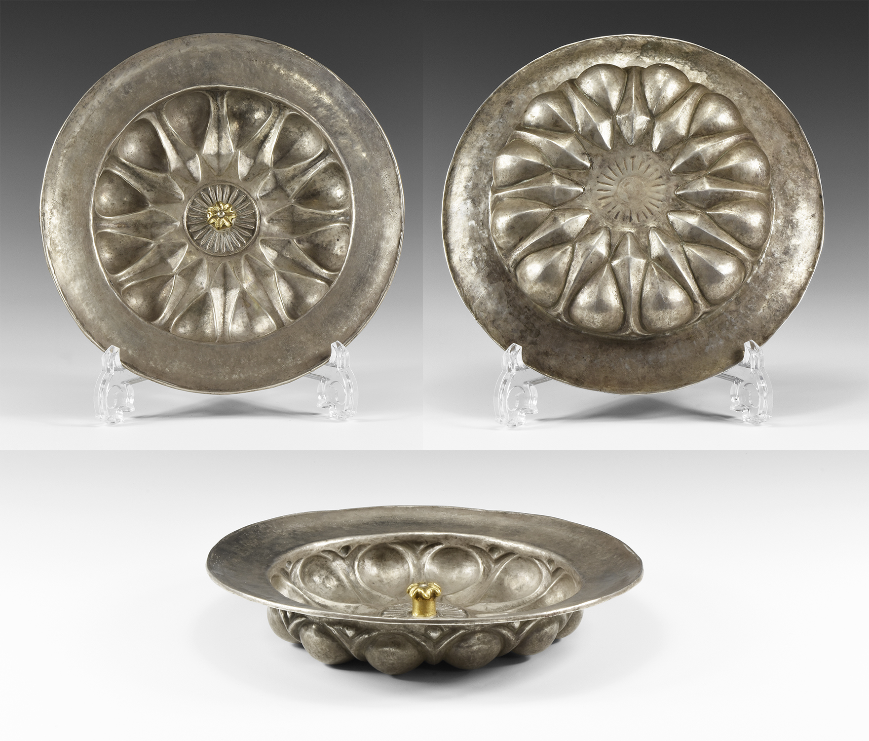 Western Asiatic Pre-Achaemenid Bowl & Gilt Centre