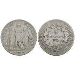 World Coins - France - Year 6 (1797) - 5 Francs