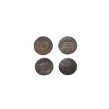 Warwickshire - 1812 - 'Bradford Workhouse' and 'Keighley' Countermarked Penny Tokens [2]