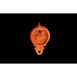 Roman Oil Lamp with Pegasus