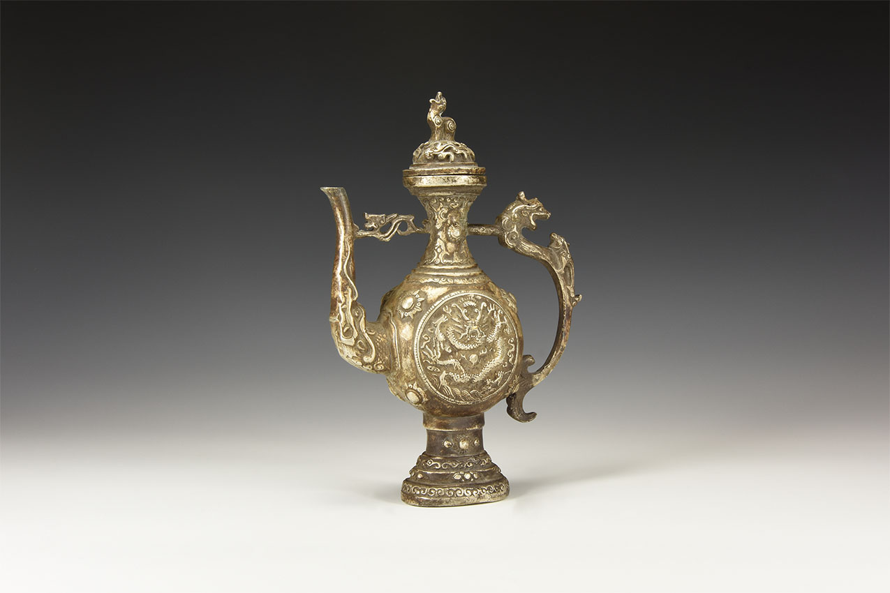 Chinese Lidded Ritual Ewer