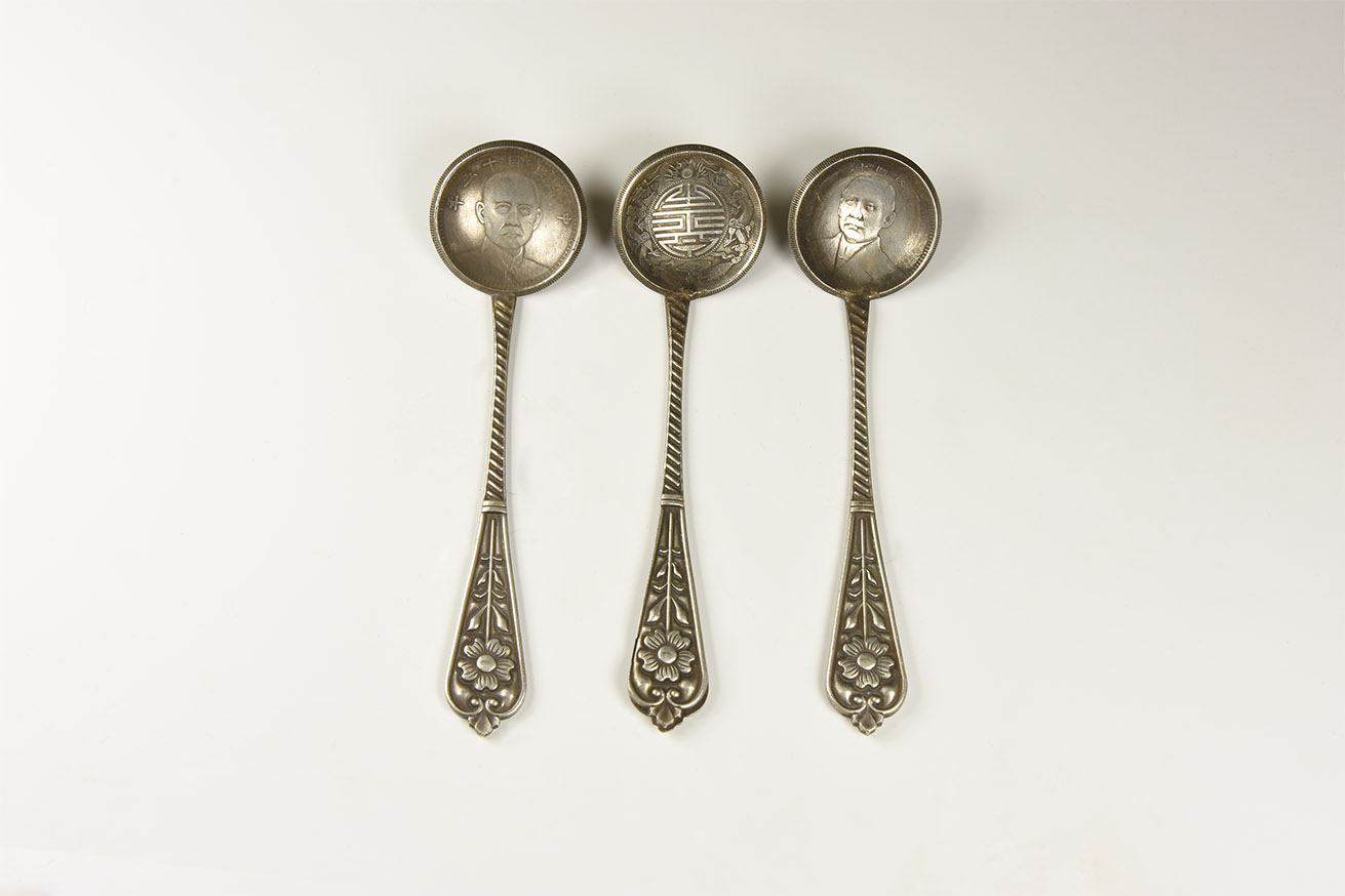 Chinese Coin Spoons Group