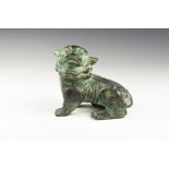 Chinese Sitting Lion Figure