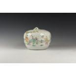 Chinese Painted Peach Jar