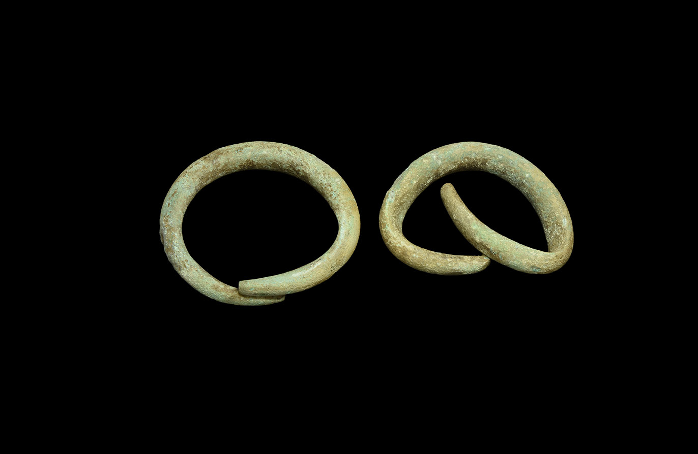 Bronze Age Bracelet Pair