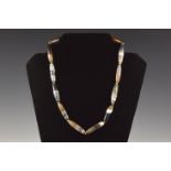 Post Medieval Banded Agate Bead Necklace