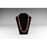 Western Asiatic Agate Bead Necklace