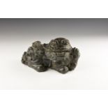 Chinese Lion and Cubs Figurine